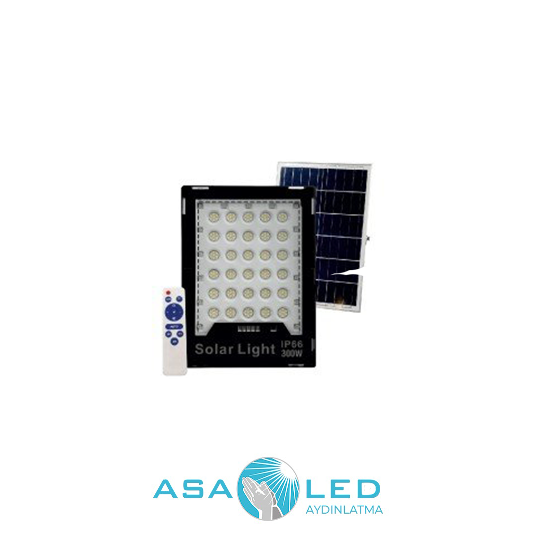 300W SOLAR LED PROJEKTÖR ( KUMANDALI )