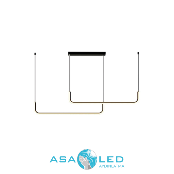 45W 3000K Günışığı Dekoratif Linear Led Avize