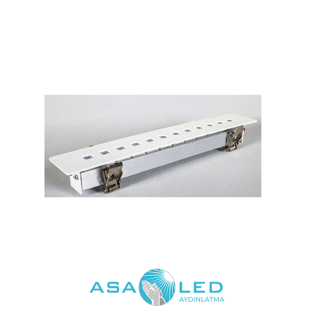18W 12 Led Dikdörtgen Kuyumcu Armatürü