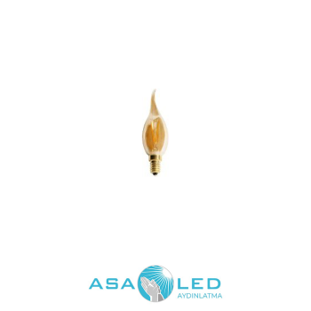 4W RUSTİK LED KIVRIK BUJI AMPUL
