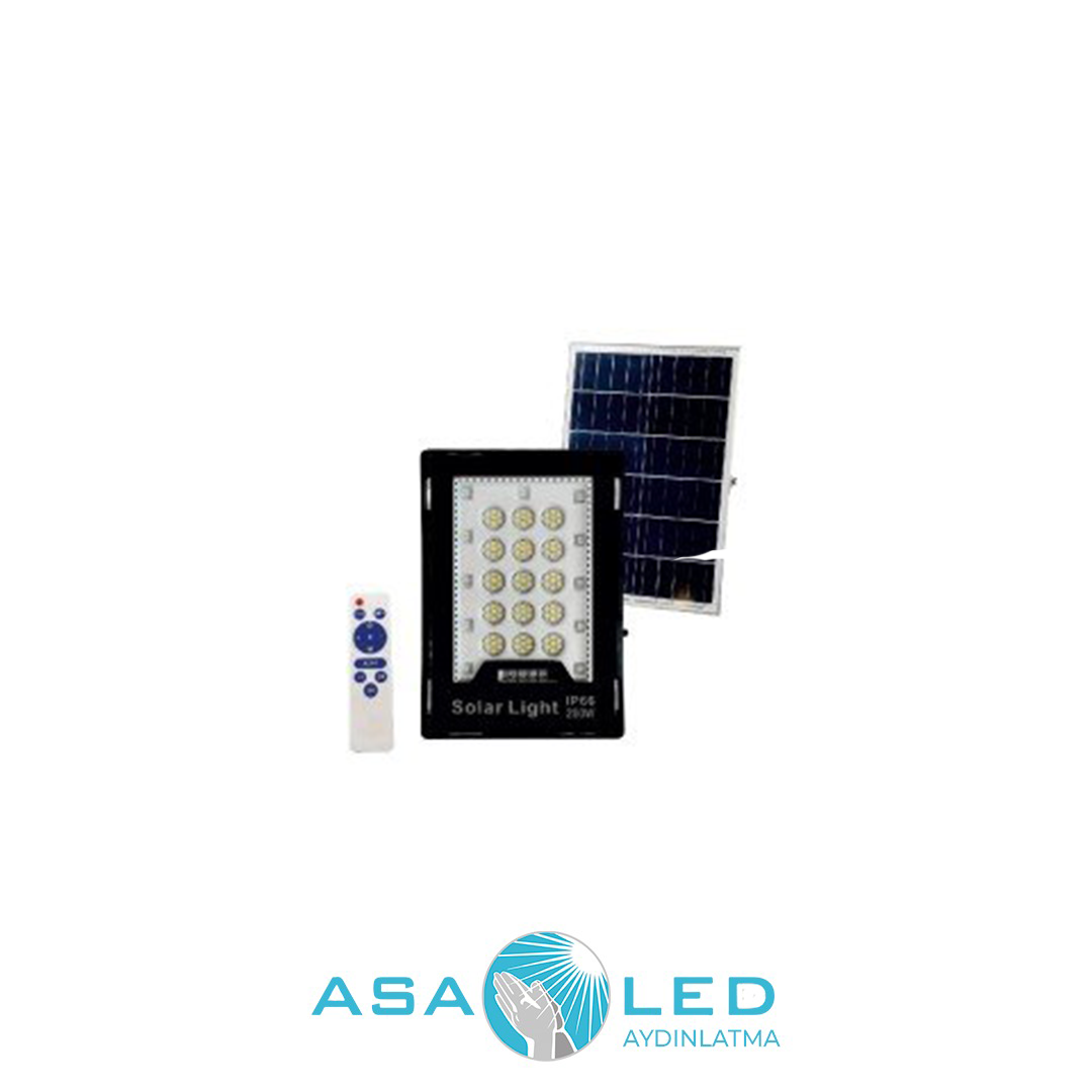 200W SOLAR LED PROJEKTÖR ( KUMANDALI )