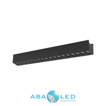 242W CORTEZ LED MAGNET ARMATÜR (SİYAH KASA)