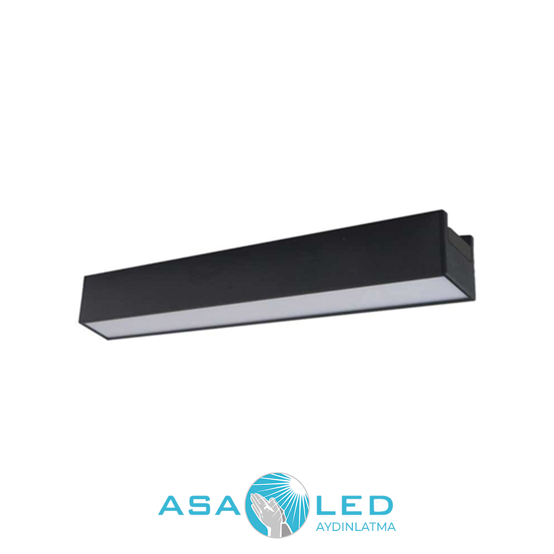 24W LUCA LED MAGNET ARMATÜR (SİYAH KASA)