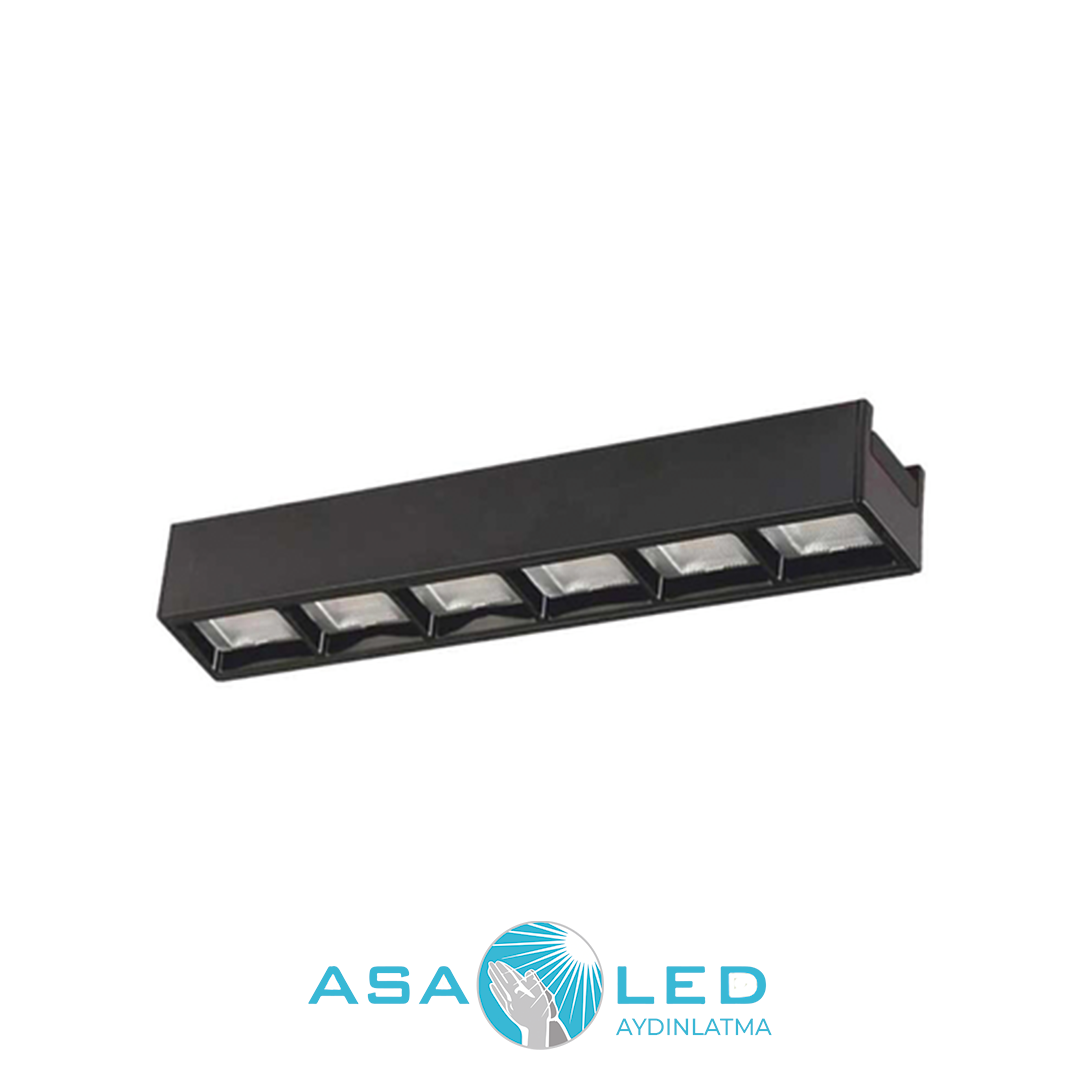 24W DANTE LED MAGNET ARMATÜR (SİYAH KASA)