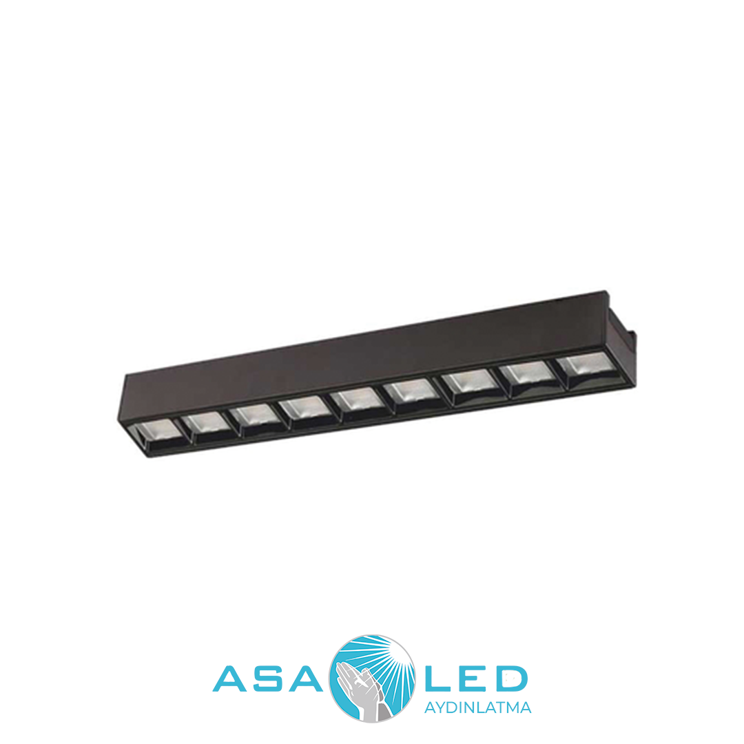 36W DANTE LED MAGNET ARMATÜR (SİYAH KASA)