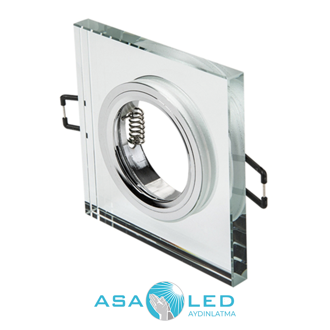 ORTANCA DEKORATİF CAM SPOTLIGHT GRİ