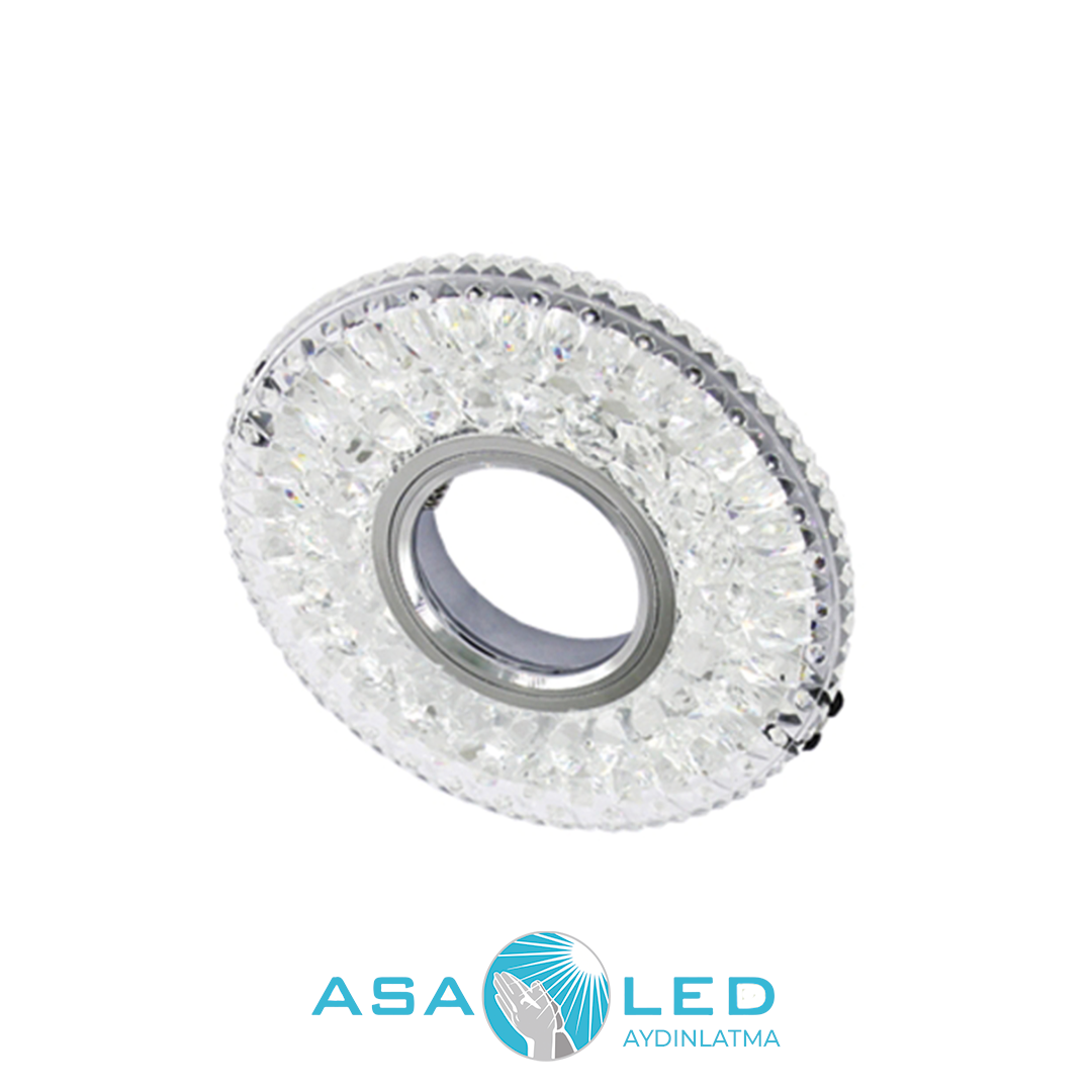 HANIMELİ DEKORATİF CAM SPOTLIGHT (LED EFEKTLİ)