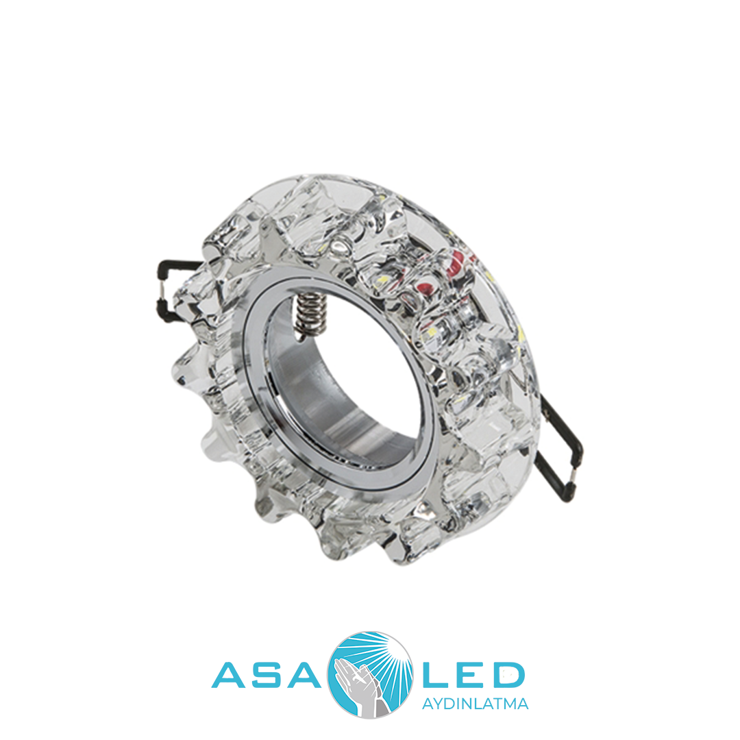KARANFİL DEKORATİF CAM SPOTLIGHT (LED EFEKTLİ)