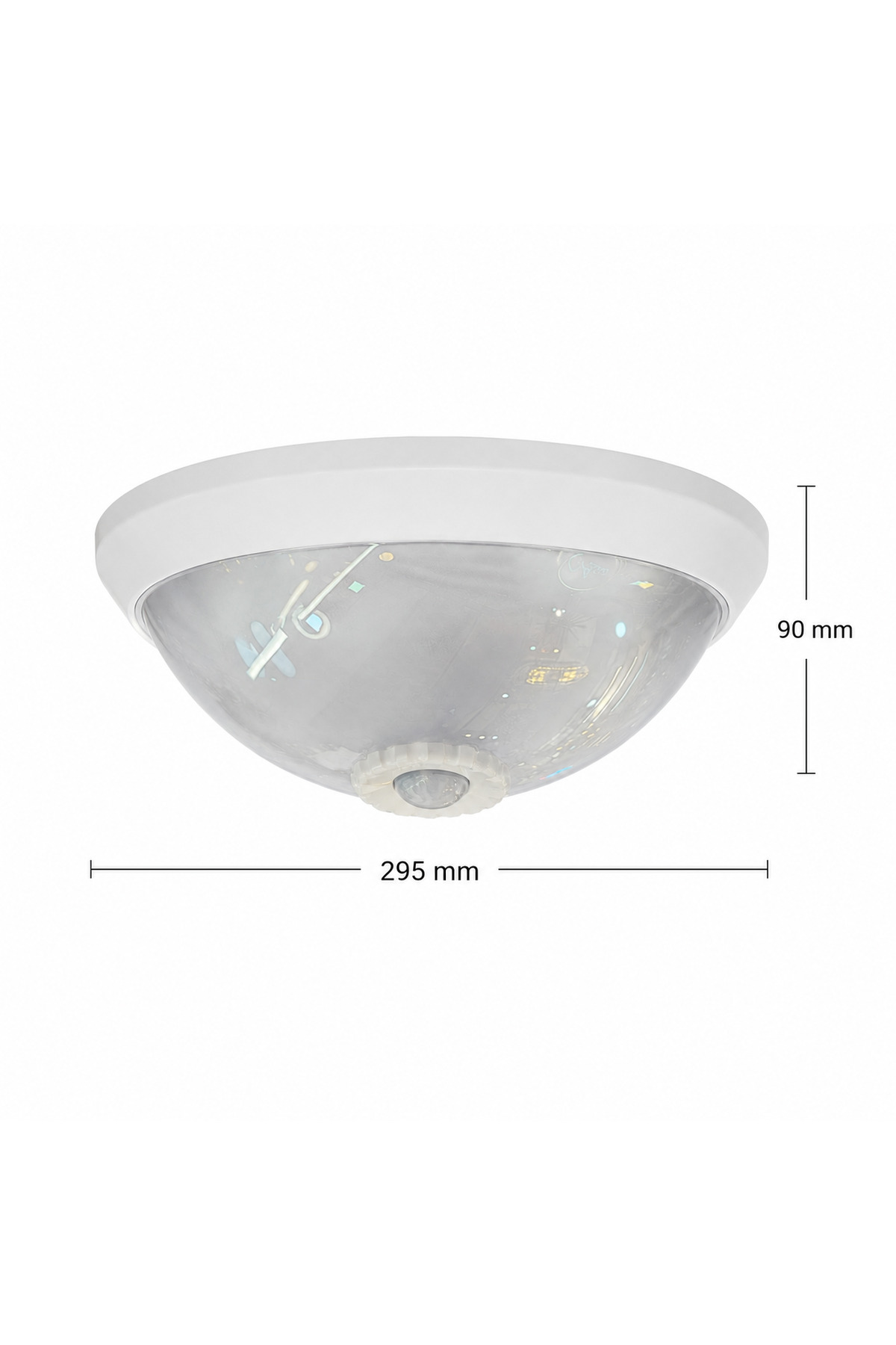 360° Sensörlü E27 Duylu Tavan Armatürü Zaman Ayarlı Gece Gündüz Modlu