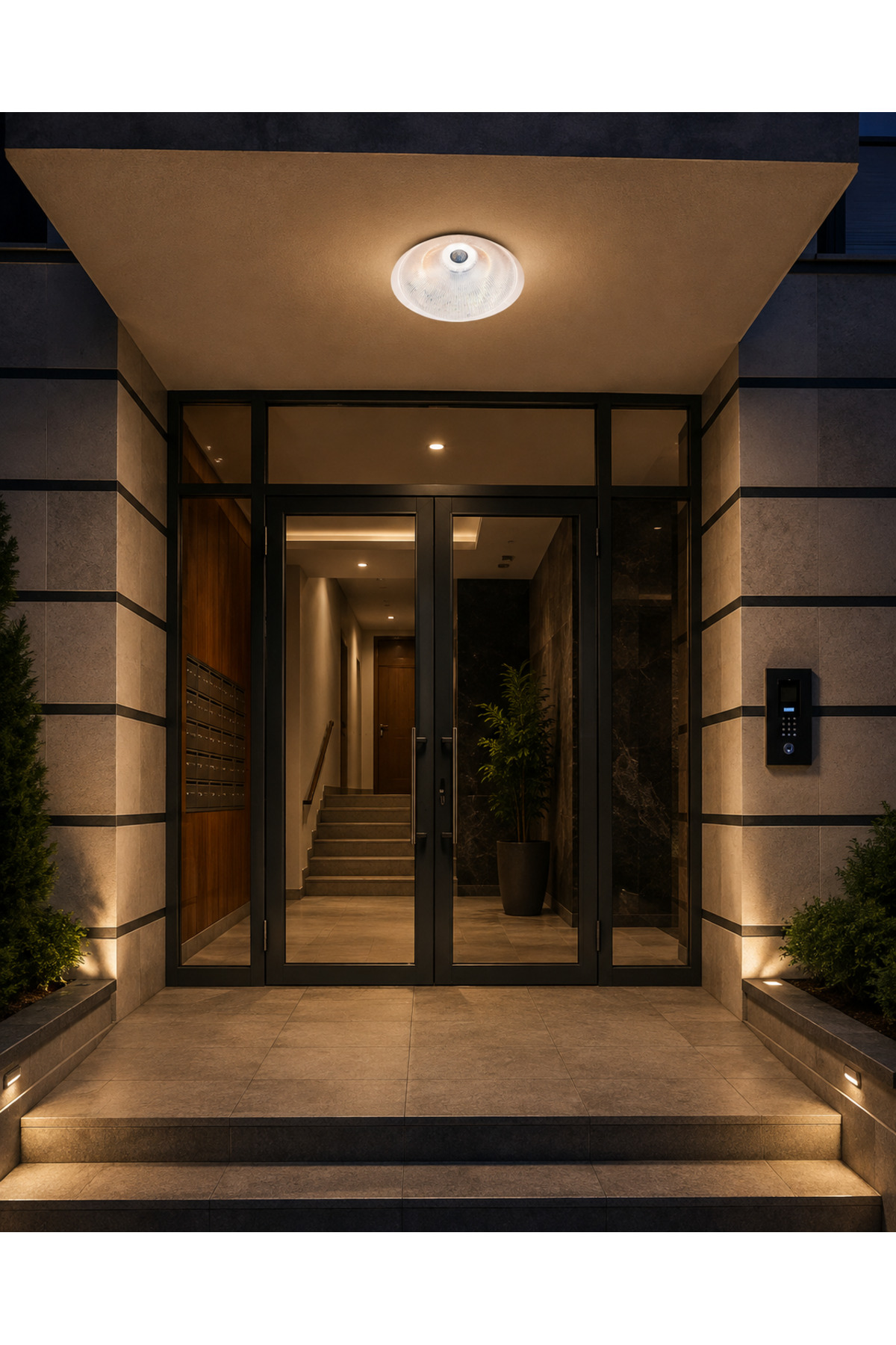 Seldur 360° Sensörlü LED Tavan Armatürü 6500K – Pilli Acil Kitli / Elektrikli
