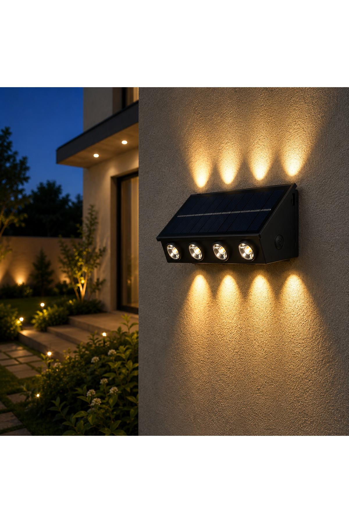 CATA CT-8010 Kos 20W Solar LED Duvar Apliği – IP65 Dış Mekân