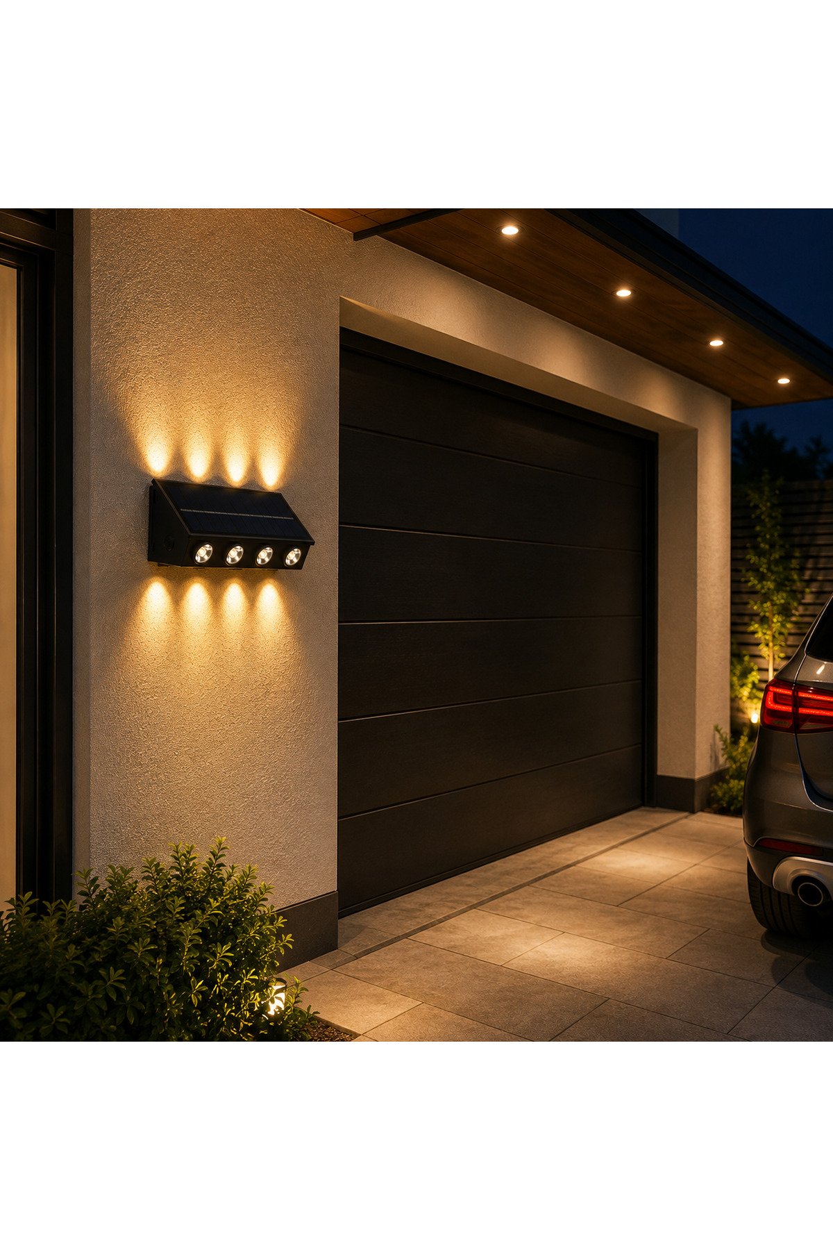 CATA CT-8010 Kos 20W Solar LED Duvar Apliği – IP65 Dış Mekân