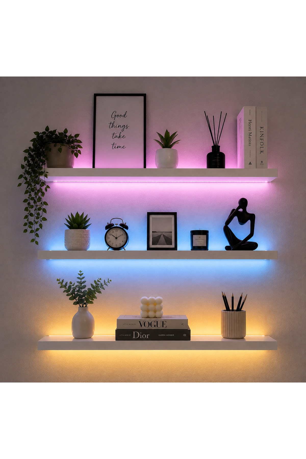 CATA 5 Metre RGB Şerit LED Seti Kumandalı Adaptörlü 16 Renk 4 Animasyon Modlu