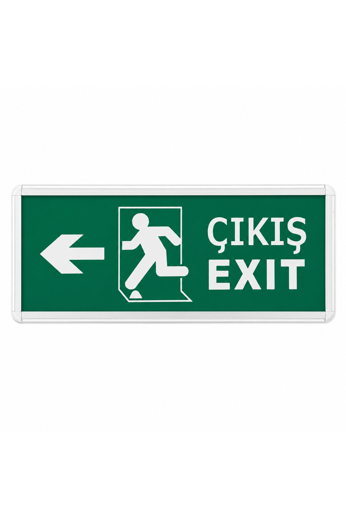 Global Şarjlı LED Acil Çıkış Levhası 2’li Paket – Düz / Aşağı / Sağ-Sol