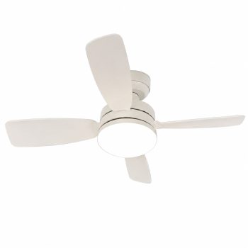 CT-1155 Karayel Duylu Fan Tavan Vantilatörü LED Ampul Kumandalı 3 Renk Dimmerli 4 Kanatlı 82W E27