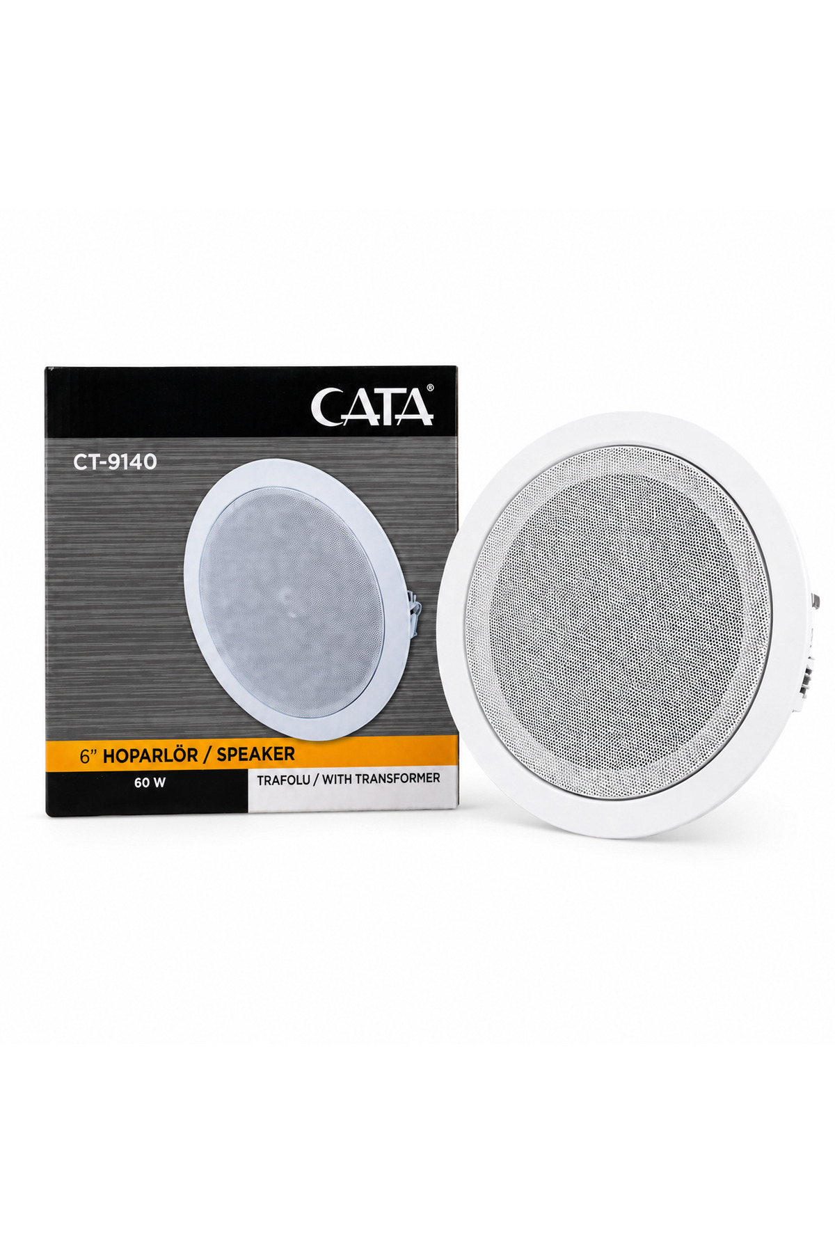 CATA CT-9140 6 İnç 60W Trafolu Sıva Altı Tavan Hoparlörü