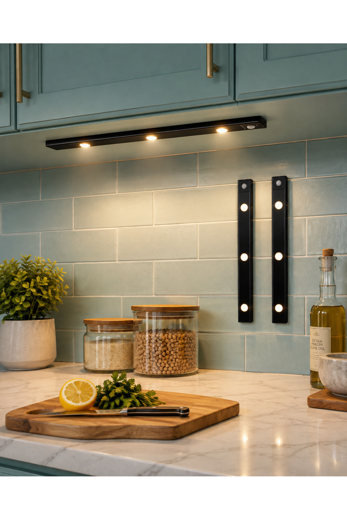 Lampist Bella Slim Cabinet 3W Hareket Sensörlü USB Şarjlı Dolap İçi LED – 40/60 cm